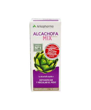 ARKOFLUIDO ALCACHOFA MIX DETOX 280ML – foto del producto alcachofa extracto hoja
