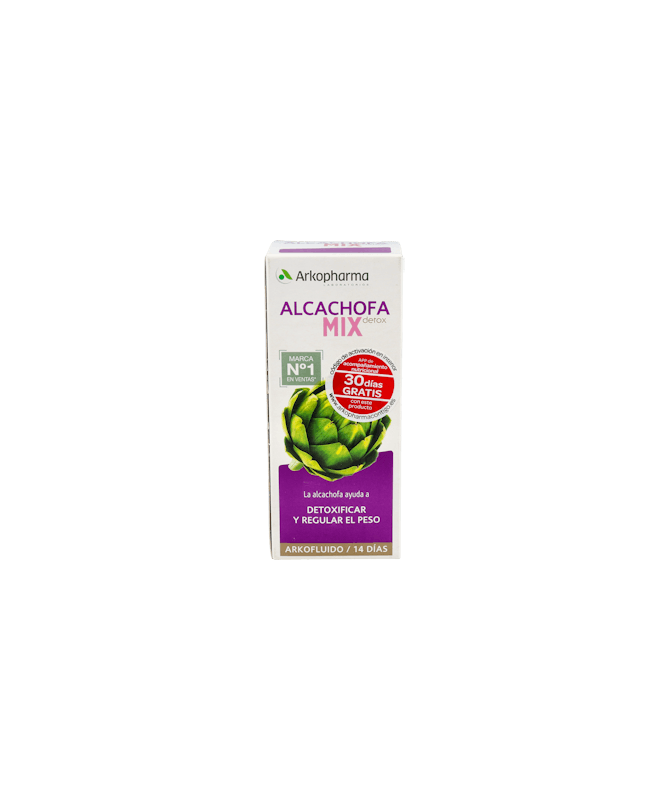ARKOFLUIDO ALCACHOFA MIX DETOX 280ML – foto del producto alcachofa extracto hoja