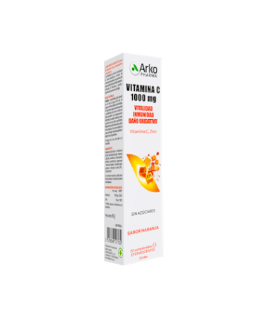 ARKOVITAL VITAMINA C+ZINC 20 COMPR EFERV – foto del producto arkovital vitamina zinc