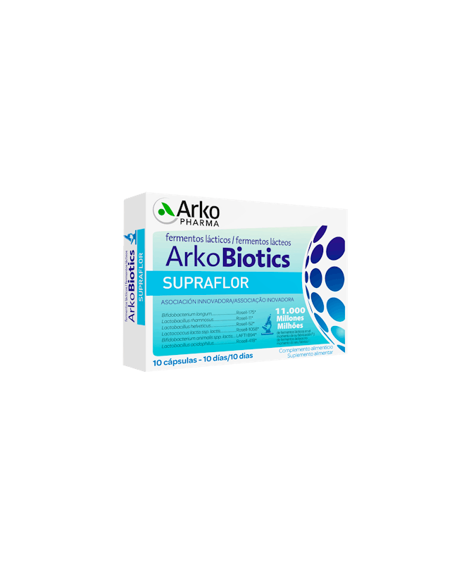 ARKOBIOTICS SUPRAFLOR 10 CAPS ARKOPHARMA – foto del producto arkobiotics supraflor caps