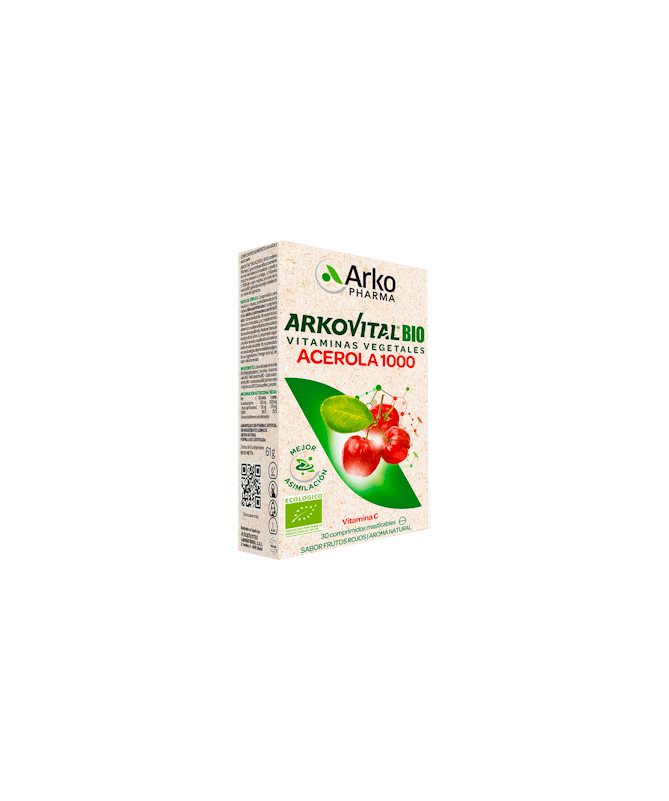 ARKOVITAL ACEROLA 1000VITAMINA C 30 COMP – foto del producto acerola malpighia arkovital