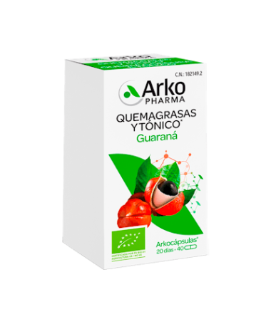 ARKOCAPSULAS GUARANA 45 CAPSULAS – foto del producto cápsula arkocapsulas guarana