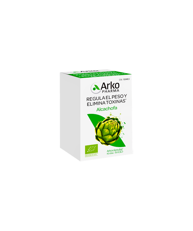 ARKOCAPSULAS ALCACHOFA 80 CAP – foto del producto alcachofa arkocapsulas cap