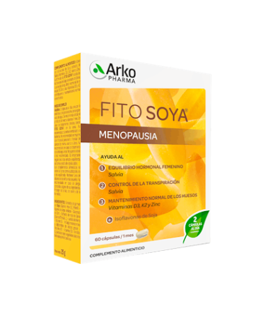 FITOSOYA 60 CAPS ARKOPHARMA – foto del producto vitamina cápsula hierro