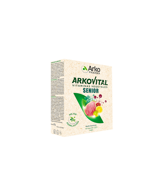 ARKOVITAL PURA ENERGIA SENIOR 50+60CA – foto del producto vitamina mcg vitaminas