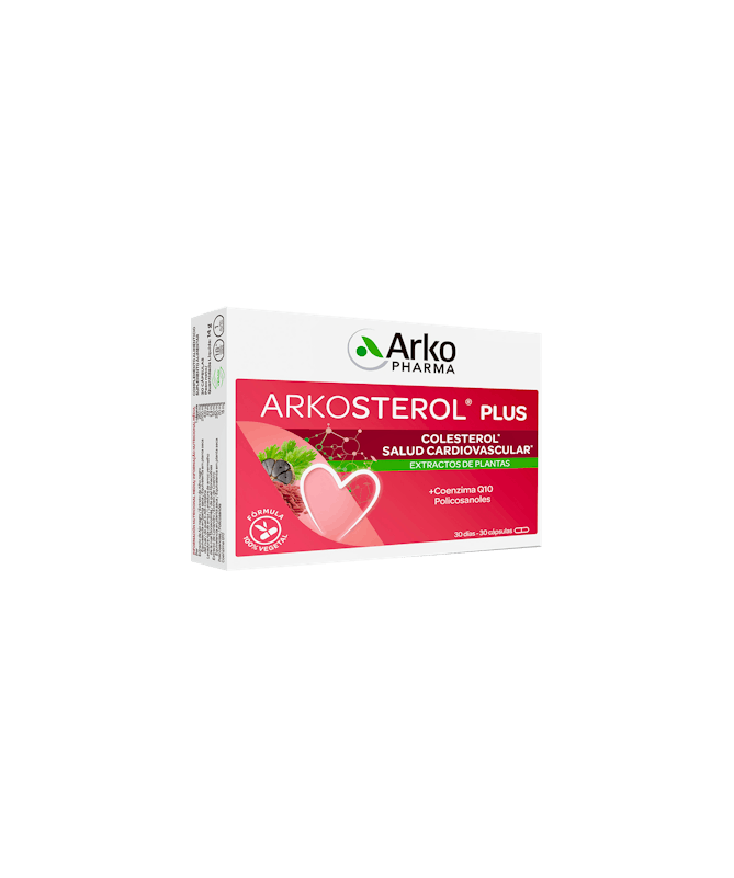 ARKOSTEROL PLUS 30 CAPSULAS – foto del producto cada arkosterol plus
