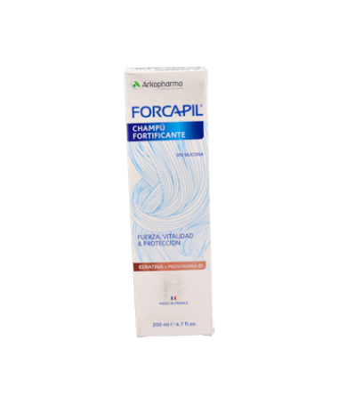 FORCAPIL CHAMPU FORTIF KERATINA 200 ML – foto del producto cada forcapil champu
