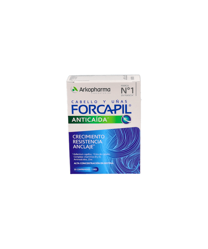 FORCAPIL ANTICAIDA CABELLO 30 CAPSULAS – foto del producto cabello forcapil anticaida