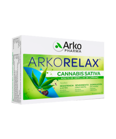ARKORELAX CANNABIS SATIVA 30 COMPRIMIDOS – foto del producto arkorelax cannabis sativa