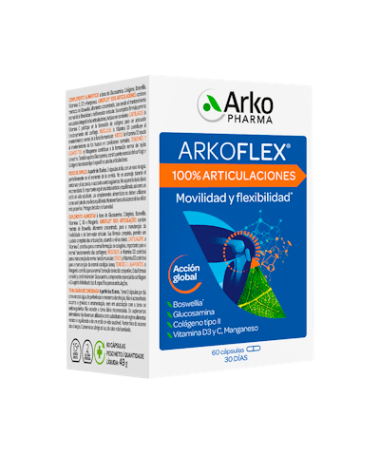 ARKOFLEX 100% ARTICULACIONES 60 CAPS – foto del producto arkoflex 100% articulaciones