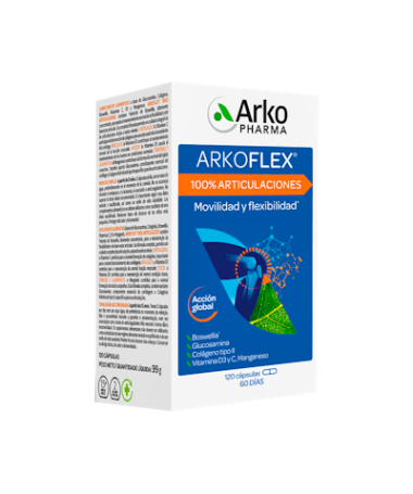 ARKOFLEX 100% ARTICULACIONES 120 caps. – foto del producto arkoflex 100% articulaciones