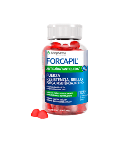 FORCAPIL ANTICAIDA CARAMELOS DE GOMA 60U – foto del producto caramelos goma forcapil