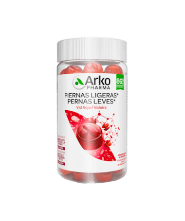 ARKOPHARMA PIERNALIGERAS GUMMI 60 CARAME – foto del producto cada arkopharma piernaligeras