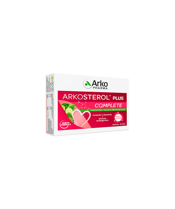 ARKOSTEROL PLUS COMPLETE 30 COMP – foto del producto colesterol arkosterol plus