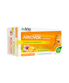 ARKOVOX PROPOLIS+VIT C 24COMP MIEL-LIMON – foto del producto extracto miel sabor