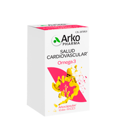 ARKOCAPS OMEGA 3 ACEITE PESCADO 50 CAPS – foto del producto pescado aceite omega