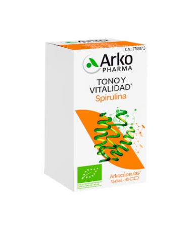 ARKOCAPSULAS SPIRULINA BIO 48 CAPSULAS – foto del producto arkocapsulas spirulina bio