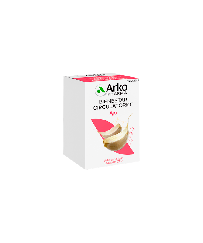 ARKOCAPSULAS AJO 84 CAPSULAS – foto del producto arkocapsulas ajo capsulas