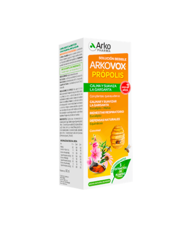 ARKOVOX PROPOLIS JARABE 150 ML – foto del producto arkovox propolis jarabe