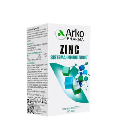 ARKOCAPSULAS ZINC 50 CAPS – foto del producto arkocapsulas zinc caps