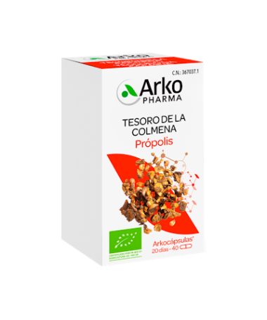 ARKOCAPS PROPOLIS (PROPOLEO) BIO 40CAPS – foto del producto arkocaps propolis propoleo