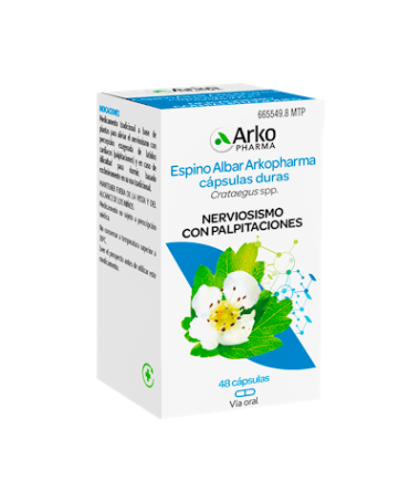 ARKOCAPSULAS ESPINO ALBAR 48 CAPS – foto del producto arkocapsulas espino albar
