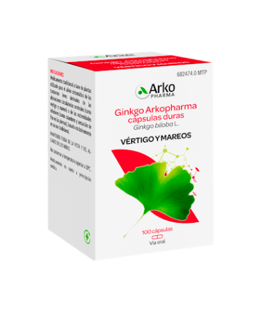 ARKOCAPSULAS GINKGO BILOBA 180MG 100 CAP – foto del producto ginkgo biloba arkocapsulas