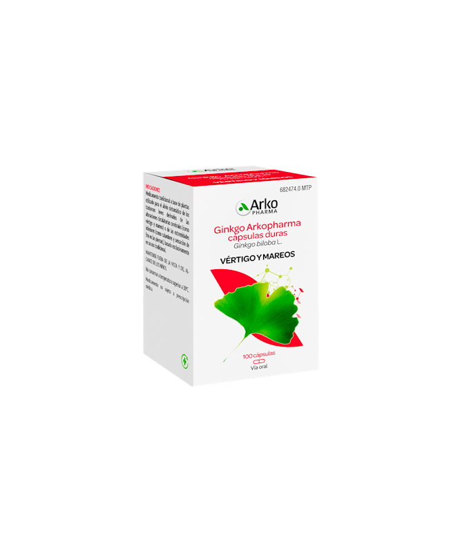 ARKOCAPSULAS GINKGO BILOBA 180MG 100 CAP – foto del producto ginkgo biloba arkocapsulas