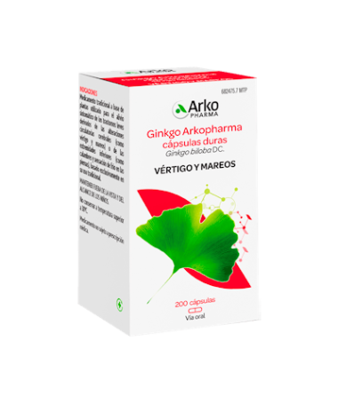 ARKOCAPSULAS GINKGO BILOBA 180MG 200 CAP – foto del producto ginkgo biloba arkocapsulas