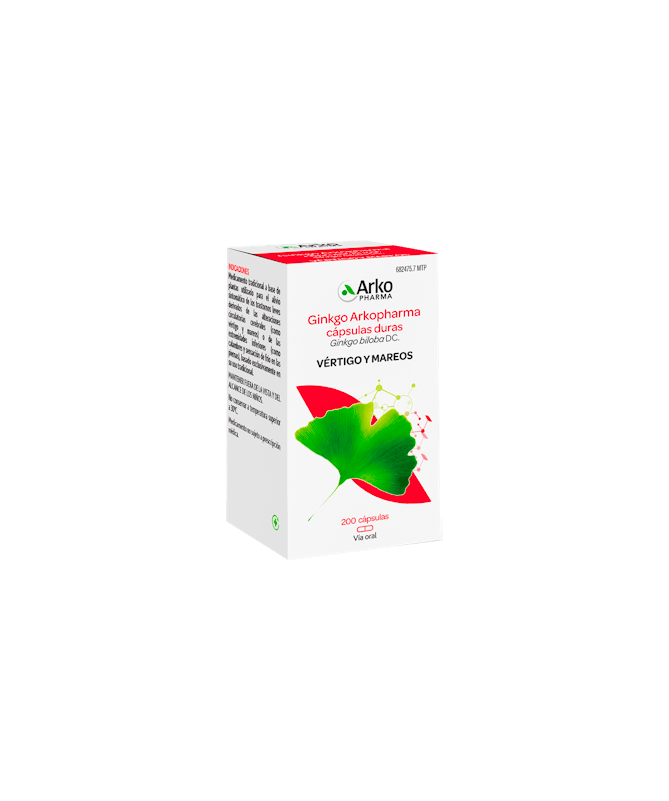 ARKOCAPSULAS GINKGO BILOBA 180MG 200 CAP – foto del producto ginkgo biloba arkocapsulas