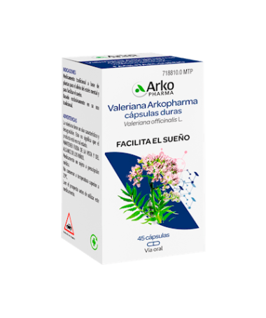 ARKOCAPSULAS VALERIANA 350MG 45 CAPS – foto del producto valeriana arkocapsulas 350mg