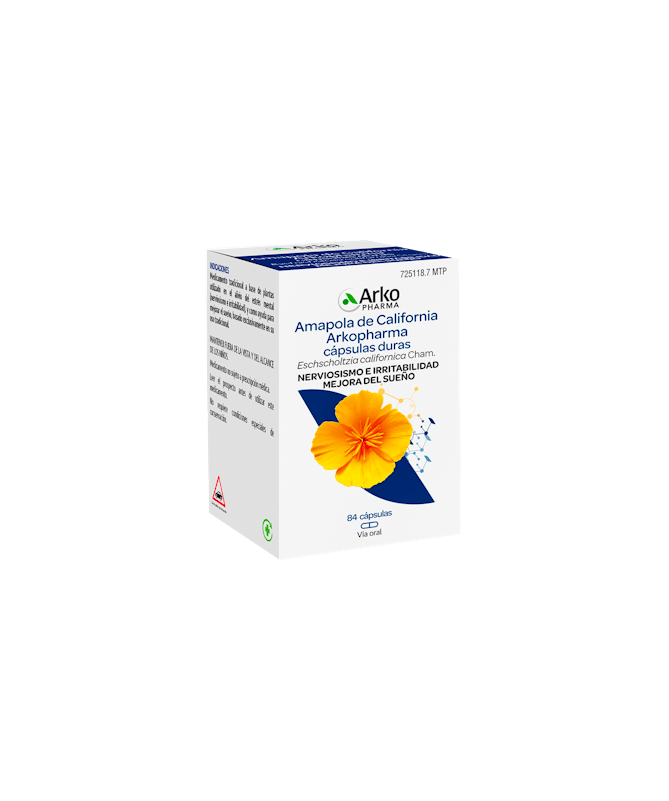 ARKOCAPS AMAPOLA CALIFORNIA 300MG 84 CAP – foto del producto arkocaps amapola california