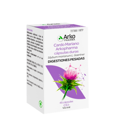 ARKOCAPSULAS CARDO MARIANO 390 MG 45 CAP – foto del producto arkocapsulas cardo mariano