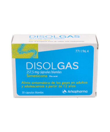 DISOLGAS 32 CAPS SIMETICONA ARKO – foto del producto cada disolgas caps