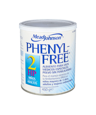 PHENYL FREE 2 HP POLVO 450 G. – foto del producto cada phenyl free