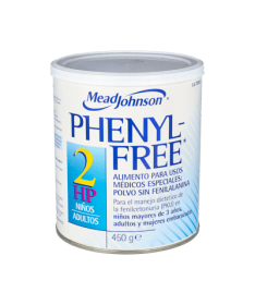 PHENYL FREE 2 HP POLVO 450 G. – foto del producto cada phenyl free