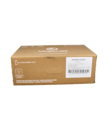 SUPRESSI CACAO 24 BOTELLAS 200 ML – foto del producto cada supressi cacao