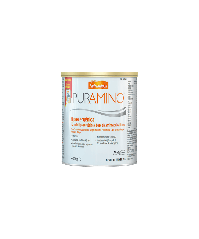 NUTRAMIGEN PURAMINO NEUTRO 400 GR. – foto del producto nutramigen puramino neutro