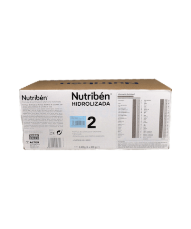 NUTRIBEN HIDROLIZADA 2 6X400 GR – foto del producto nutriben hidrolizada 6x400