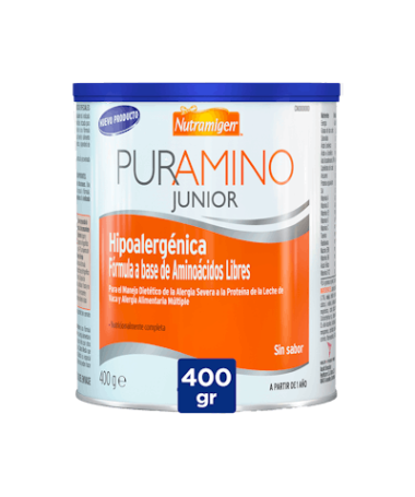 NUTRAMIGEN PURAMINO JUNIOR NEUTRO 400 G – foto del producto nutramigen puramino junior