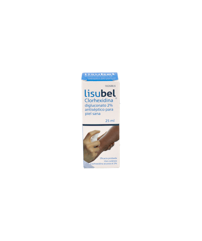 LISUBEL CLORHEXIDINA 2 % SPRAY 25 ML – foto del producto cada lisubel clorhexidina