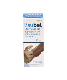 LISUBEL CLORHEXIDINA 2 % SPRAY 25 ML – foto del producto cada lisubel clorhexidina