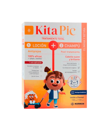 KITAPIC KIT ANTIPIOJOS LOCION+CHAMPU 100 – foto del producto kitapic kit antipiojos