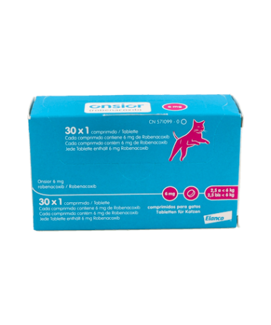 ONSIOR 6 MG 30 COMP ELANCO – foto del producto cada onsior comp