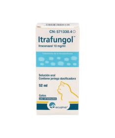 ITRAFUNGOL 10 MG/ML SOL ORAL 52ML VIRBAC – foto del producto cada itrafungol sol