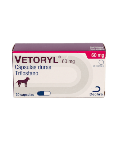 VETORYL 60 MG 30 CAPS DECHRA – foto del producto cada vetoryl caps