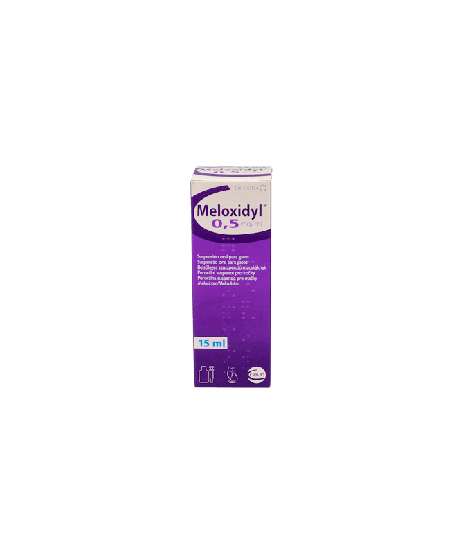 MELOXIDYL GATOS 0.5MG/ML ORAL 15ML CEVA – foto del producto cada meloxidyl gatos