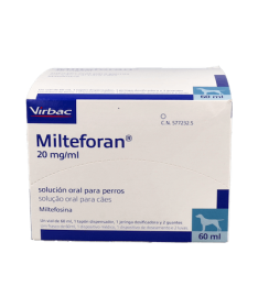 MILTEFOSINA 20 MG 60 ML VIRBAC – foto del producto cada miltefosina virbac
