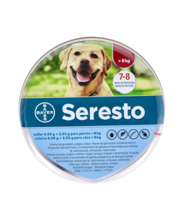 SERESTO COLLAR PERROS GRANDES BAYER – foto del producto cada seresto collar