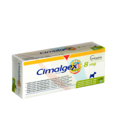 CIMALGEX 8 MG 32 COMP MASTICA VETOQUINOL – foto del producto cada cimalgex comp